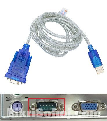 DTECH Genuine USB to RS232 DB9 Female Serial Port Cable